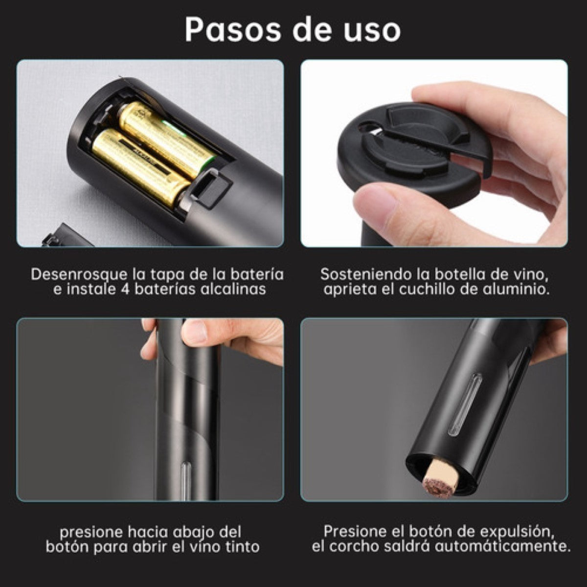 Sacacorchos profesional eléctrico™
