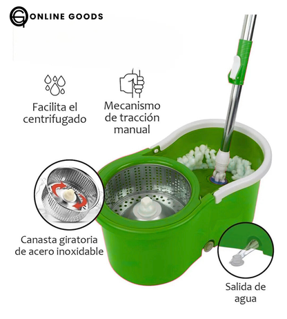 Mopa giratoria con balde escurridor™